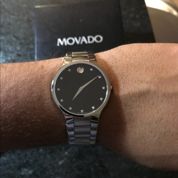 Movado watch brand new!! Diamonds all around.